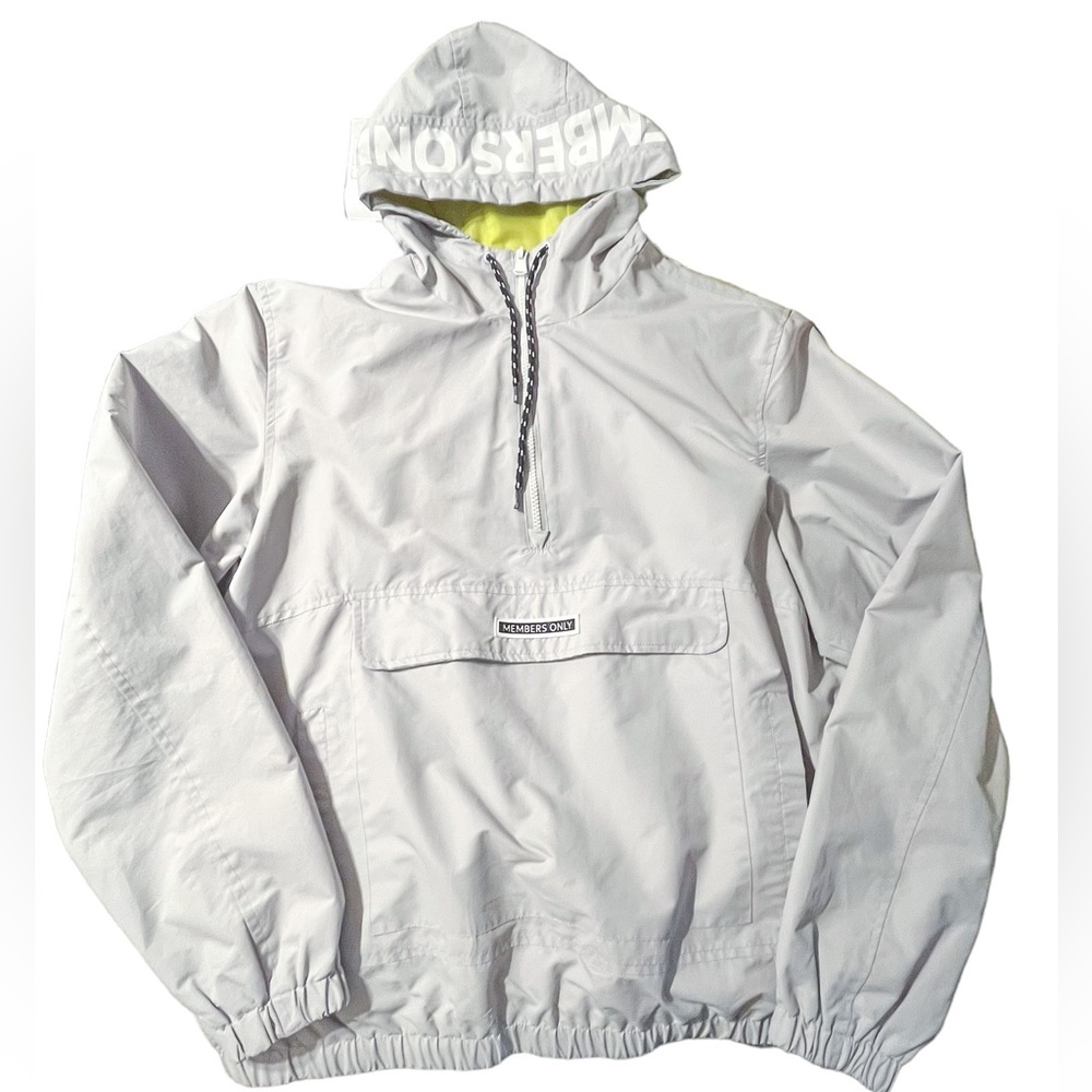 Members Only Solid Popover Jacket - image 6